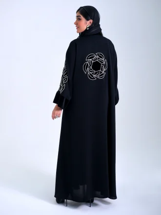 عبای طرح برگ مخملی