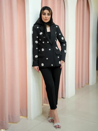 کت طرح الماس مشکی