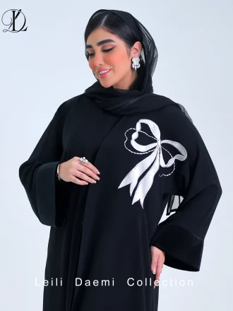 عبای طرح پاپیون گلدوزی