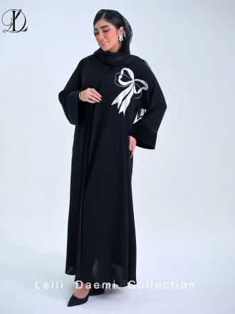 عبای طرح پاپیون گلدوزی