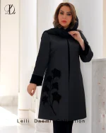 مانتو ژاکارد طرح گل قاصدک