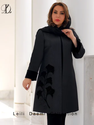 مانتو ژاکارد طرح گل قاصدک