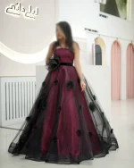 پیراهن ماکسی سوفیا سرخابی