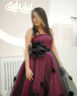 پیراهن ماکسی سوفیا سرخابی