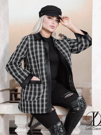 کت شنل ساده مستطیل