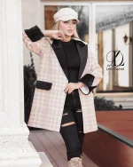 کت پیچازی با پشت گلدوزی کرم