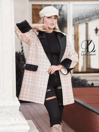 کت پیچازی با پشت گلدوزی کرم