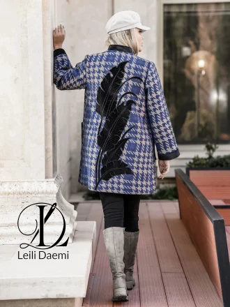 کت پیچازی پشت گلدوزی