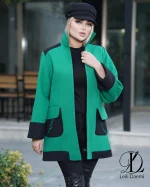 کت فوتر سبز گلدوزی