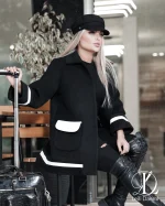 کت فوتر ایتالیایی مشکی