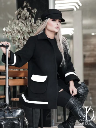 کت فوتر ایتالیایی مشکی