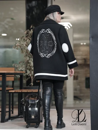 کت فوتر ایتالیایی مشکی