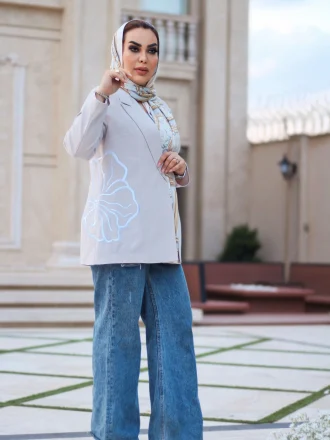 کت طرح گل پهلو